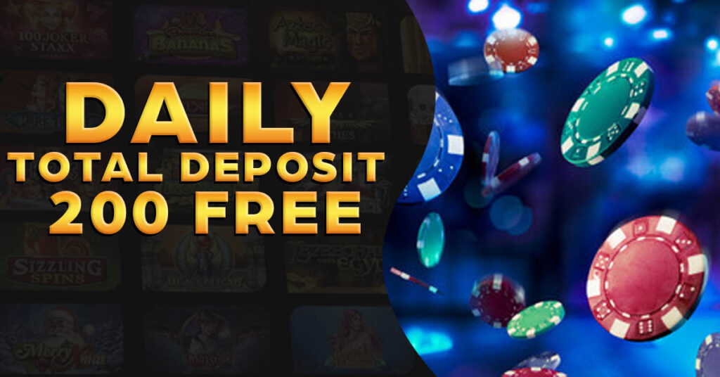 Daily Total Deposit 200 FREE WOW888